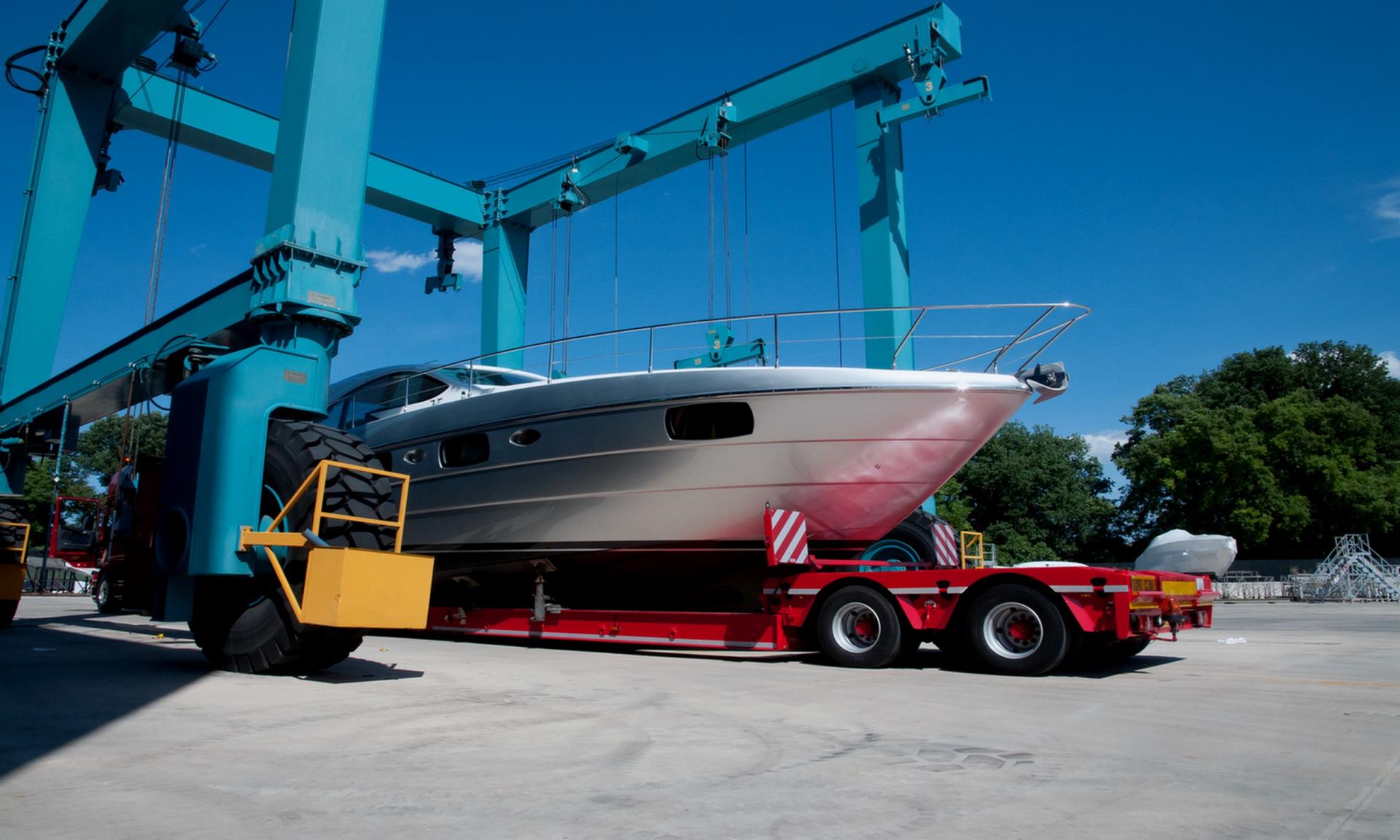 Préparer le bateau pour le transport